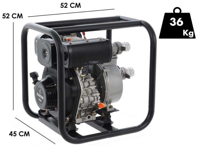 Blackstone BD 5000 Wärmemotorpumpe 50 mm Anschlüsse – 2 Zoll – selbstansaugend – 5,5 PS – Euro 5 Diesel